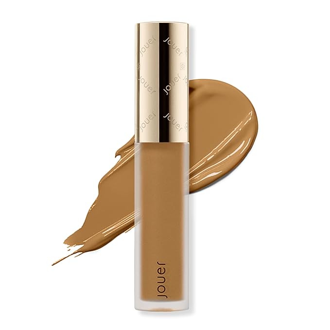 Jouer Essential High Coverage Liquid Concealer - Brightening Concealer - Color Corrector for Under Eye Dark Circles, Spot Coverage, and Eye Primer - Soft Matte Finish, CafeauLait-Velvo Beauty