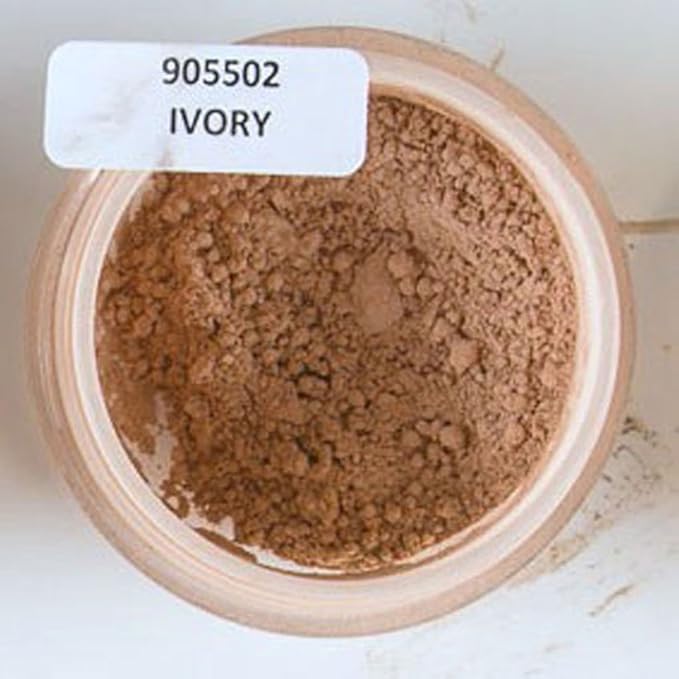Mineral Powder Foundation, Ivory, 6 Gram-Velvo Beauty