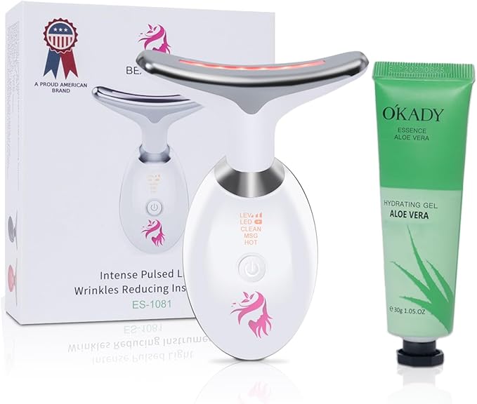 Red Light Therapy for Face, Facial Massager, Skin Tightening & Anti-Aging Face Lift Device, True Beauty Glow Facial Massager, 7-in-1 LED Facial Sculptor-Velvo Beauty