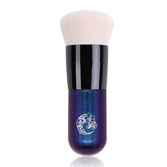 ENERGY Foundation Makeup Brush With Brush Clean Flat Top Kabuki for Face - Perfect For Blending Liquid, Cream or Flawless Powder Cosmetics - Buffing, Stippling, Concealer - Premium Quality Synthetic Dense Bristles-Velvo Beauty