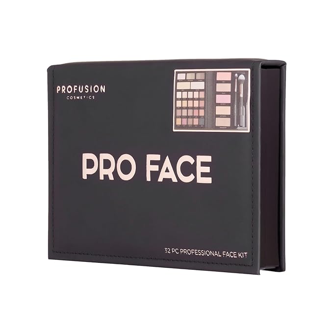 Profusion Cosmetics - Trendsetter Collection Pro Face Kit Blusher Bronzer Eyeshadow 32pcs-Velvo Beauty