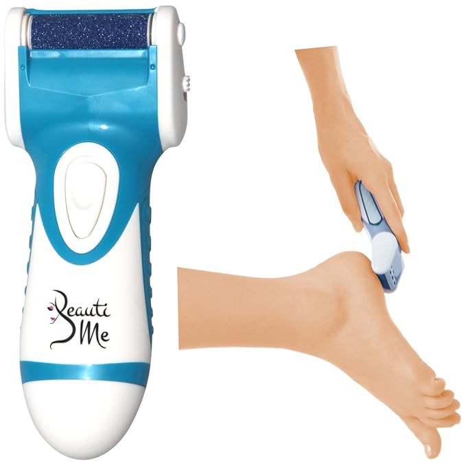 Callus Remover Professional Electronic Pedicure Foot File - Remove Hard Callused Dead and Cracked Skin (Blue)-Velvo Beauty