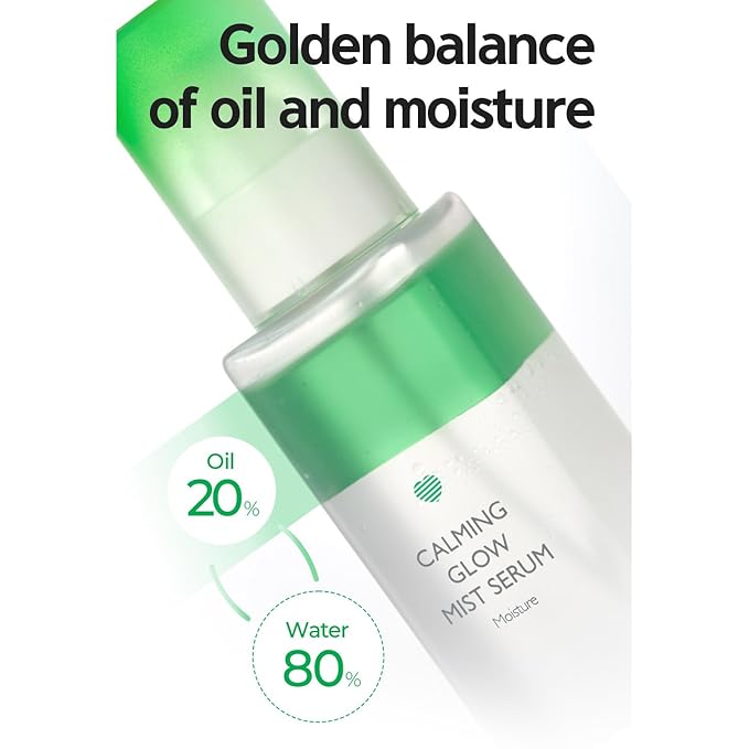 Glow Mist Serum – Hydrating & Soothing Face Mist Artemisia, Centella Asiatica, Evening Primrose, Korean Skin Care, Made in Korea, for Sensitive Skin (Calming, 3.38 oz)-Velvo Beauty