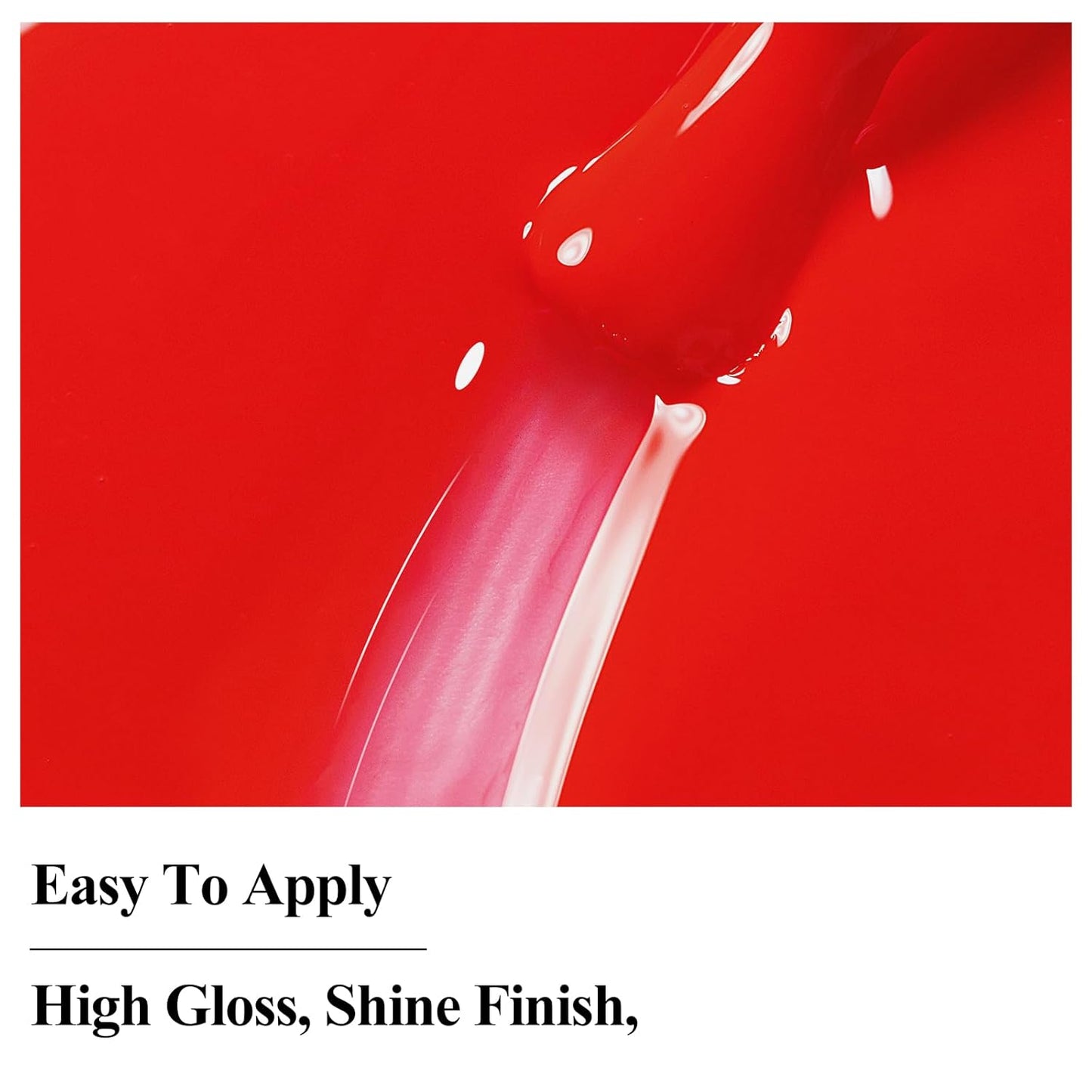 Nail Polish, Air Quick Dry, Bright Red Color Nail Lacquer Non-Gel Fast Drying Nail Art Polish, Nail Pigment Oil-based Jelly Fingernail Concealer Polish, 1PC 12ML Long Last-Velvo Beauty