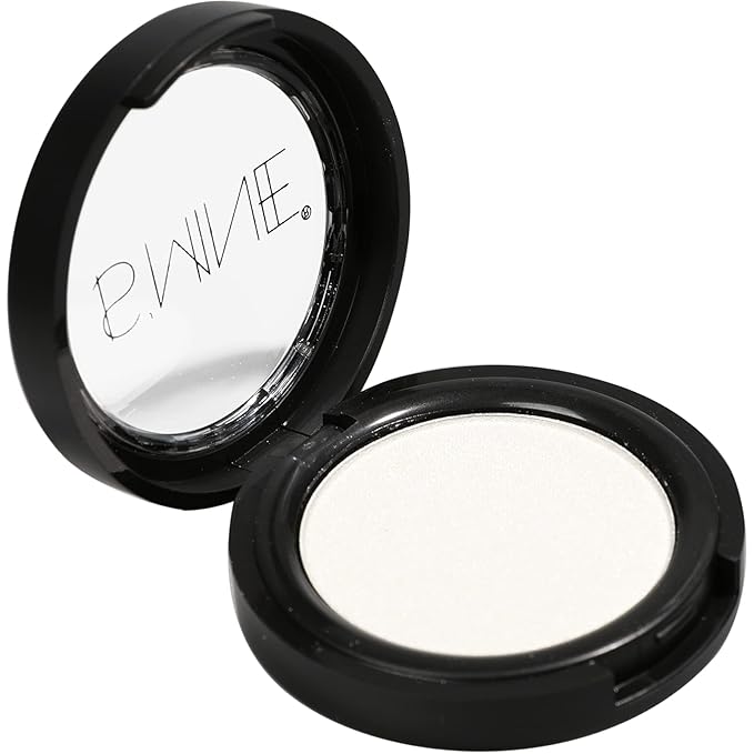 ISMINE Single Eyeshadow Powder Palette Shimmer Pearl White, High Pigment, Longwear Single White Eye Makeup for Day & Night (#01)-Velvo Beauty