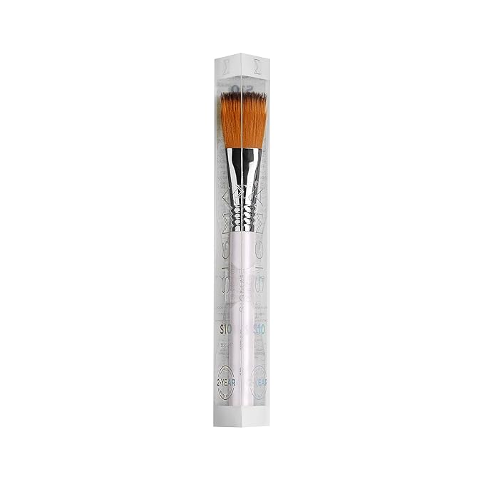 Sigma Beauty S10 Serum Skincare Brush – Silicone Skincare Tool for Applying Skincare Products to Face and Skin, Face Moisturizer Brush for Liquid and Gel Serums (1 Pc)-Velvo Beauty
