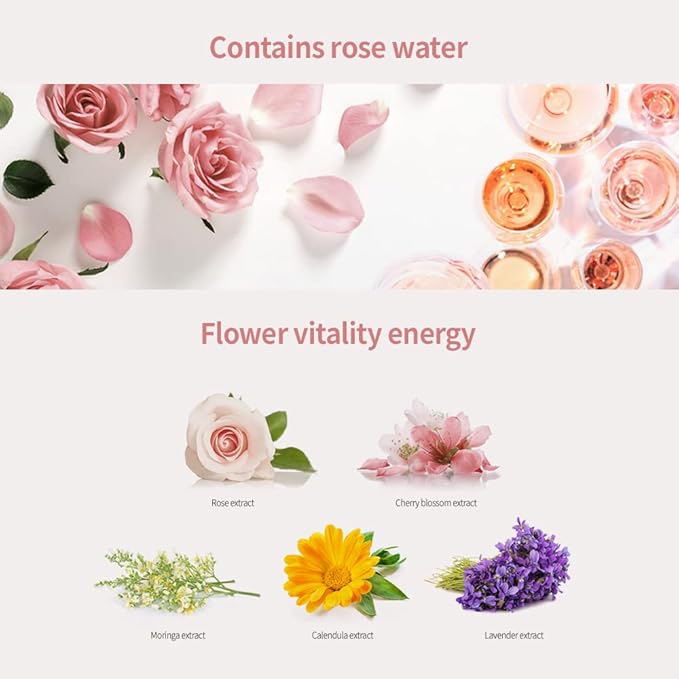 JMsolution Glow Luminous Flower Firming Mask | Rosewater & 4 Flower Extracts for Hydration, Firming & Radiance | 10 Sheets | Korean Skincare Sheet Mask for All Skin Types-Velvo Beauty