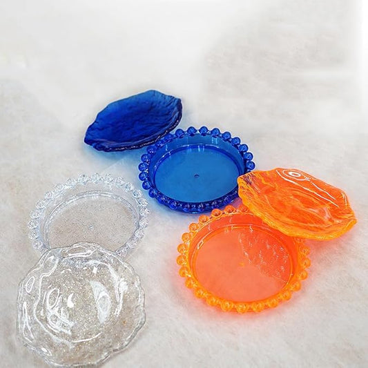 Nail Art Palette Nail Mixing Palette Polish Color Mixing Plate Pearl Edge Nail Holder Display Board Cloud Shape for Nail Art Nail Tip Holder Nail Art Display (Pearl-blue)-Velvo Beauty