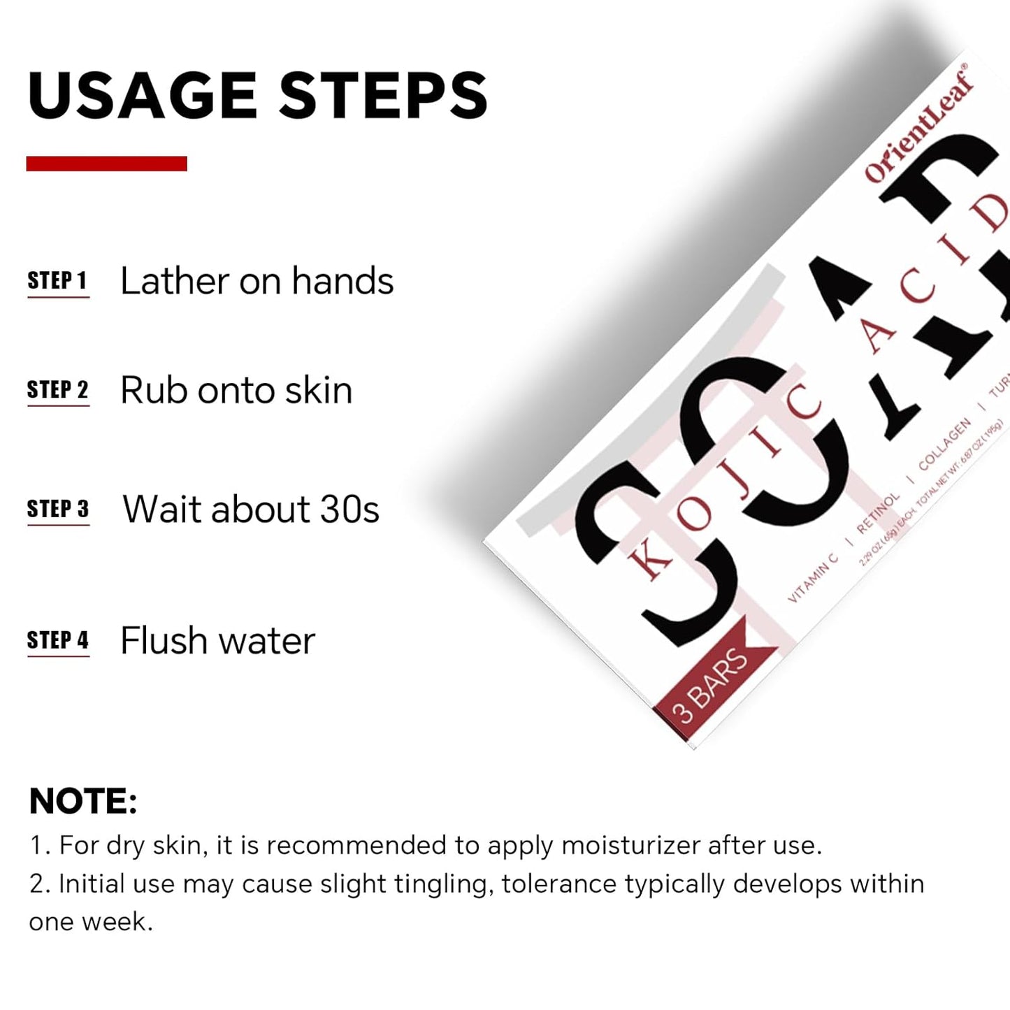 Kojic Acid Soap, Turmeric Soap Bar for Dark Spots, Fresh Citurs Scent, Gentle for Face and Body Wash with Vitamin C, Shea Butter, Retinol, Olive Oil, Collagen (3 PACK)-Velvo Beauty