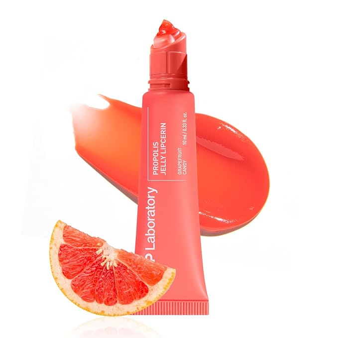 CNP Propolis Jelly Tinted Lipcerin™ - 05 Grapefruit Candy, Hydrating Lip Balm & Gloss with Manuka Honey + Hyaluronic Acid, Korean Skincare, 0.3 fl.oz.-Velvo Beauty