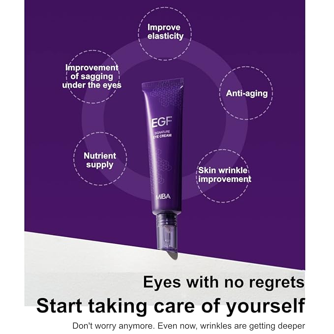 MIBA EGF Signature Time Warp Eye Cream 30ml / 1.01 fl.oz with all the conditions of a good eye cream-Velvo Beauty