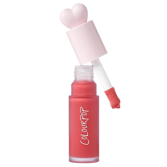 ColourPop Weightless Liquid Blush - Hydrating, Liquid Blush for Cheeks - Glowy Summer Makeup with Hyaluronic Acid for a Healthy Glow - Designed with a Doe Foot Applicator - She's Cute (0.30 oz)-Velvo Beauty