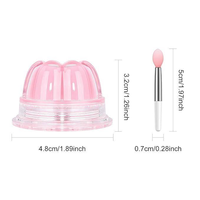 2Pc Jelly Lip Mask Overnight,Fruity Peach Lip Sleeping Mask Day Night Repair Kawaii Lip Balm Hydrate Plump Dry Lip Scrubs Exfoliator,Lip Care Lip Moisturizer with Collagen-Peach-Velvo Beauty