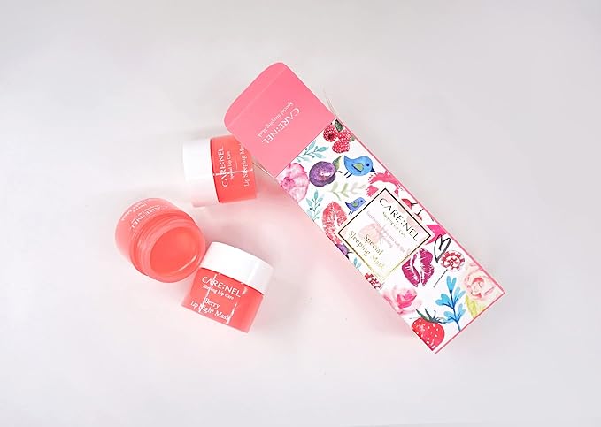 CARENEL Lip Sleeping Mask 5g (Berry 3Set) - Lip gloss Cream - Overnight Treatments Lip Balm-Velvo Beauty