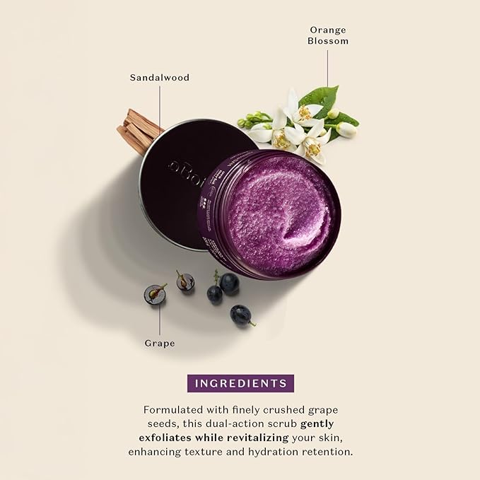 Nativa SPA by O Boticário Merlot Grape Body Scrub, Exfoliation for Smooth, Glowing Skin 7.05 Ounce (200 g)-Velvo Beauty