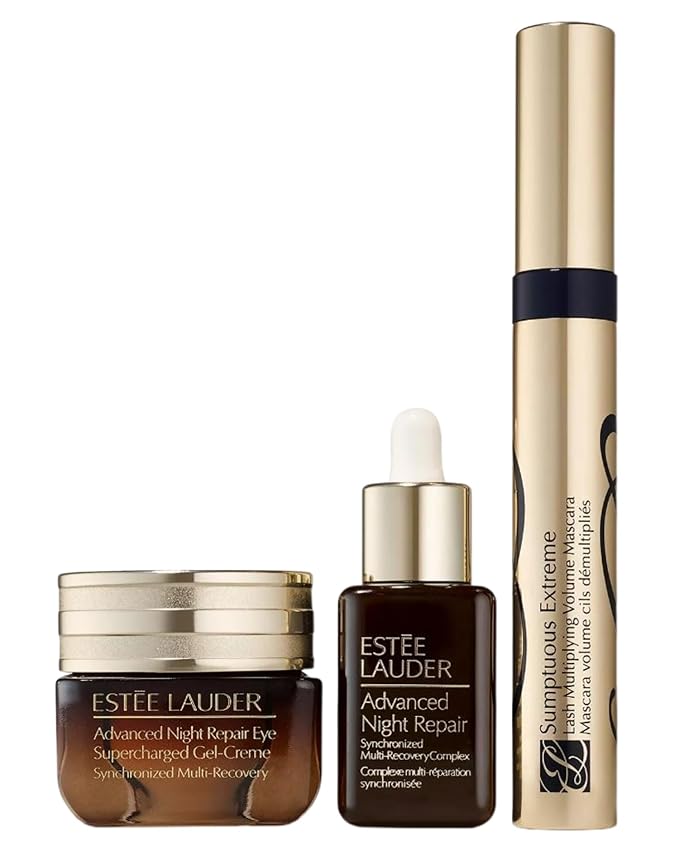 Estée Lauder Gaze At Me Advanced Night Skincare and Sumptuous Extreme Mascara Gift Set-Velvo Beauty