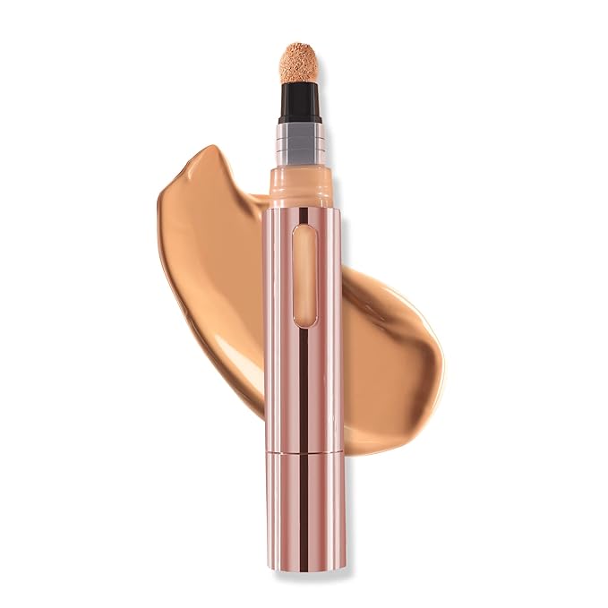Mally Beauty - The Plush Pen Brightening Concealer Stick - Cashmere - Hydrating Turmeric, Vitamin E, and Hyaluronic Acid Infused Formula - Medium Buildable Coverage with a Natural, Smooth Finish-Velvo Beauty