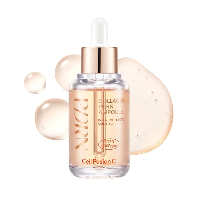 Cell Fusion C Collagen PDRN Ampoule, Salmon DNA PDRN Face Serum for Glow, Collagen, Niacinamide, Hydrating & Firming, Uneven Skin Tone, 1.18 fl.oz. / 35ml-Velvo Beauty