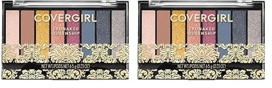 COVERGIRL TruNaked Queenship Eyeshadow Palette, 8 Shades, Flawless Look, 2 Pack, Matte, Shimmer, Lush, Smooth, Blendable, Rich Payout-Velvo Beauty