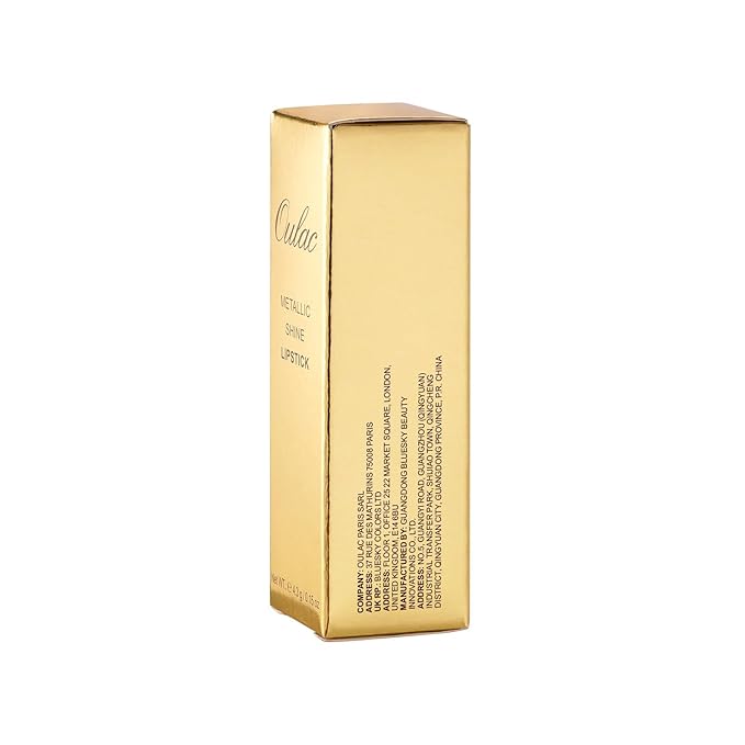 Oulac Glitter Lipstick for Women with Metallic 3D Shine Lightweight Hydrating Formula, High Impact Lip Color, Vegan Beauty, Full Coverage Lip Makeup, Christmas Gifts for Women, Viva La Vida(25)-Velvo Beauty