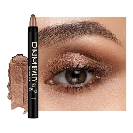Kaely Cream Eye Shadow Sticks, Copper Brown Shimmer Eyeliner Pencil Eyeshadow Palette Makeup, Eye Highlighter Brightener Stick for Older Women Waterproof Pigmented, sombras para ojos, New-73-Velvo Beauty