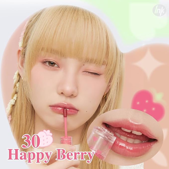 Peripera Ink Mood Glowy Tint (030 HAPPY BERRY)-Velvo Beauty