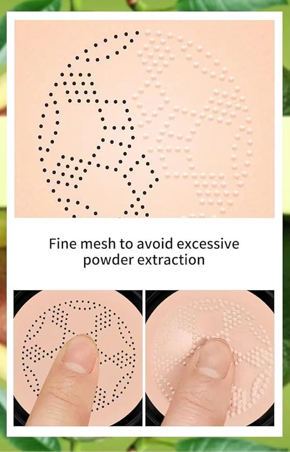 Mushroom Head Air Cushion BB Cream Foundation Cream for Face Makeup Concealer Cushion for Face Comestics Make Up Cushion Compact Ivory-Velvo Beauty