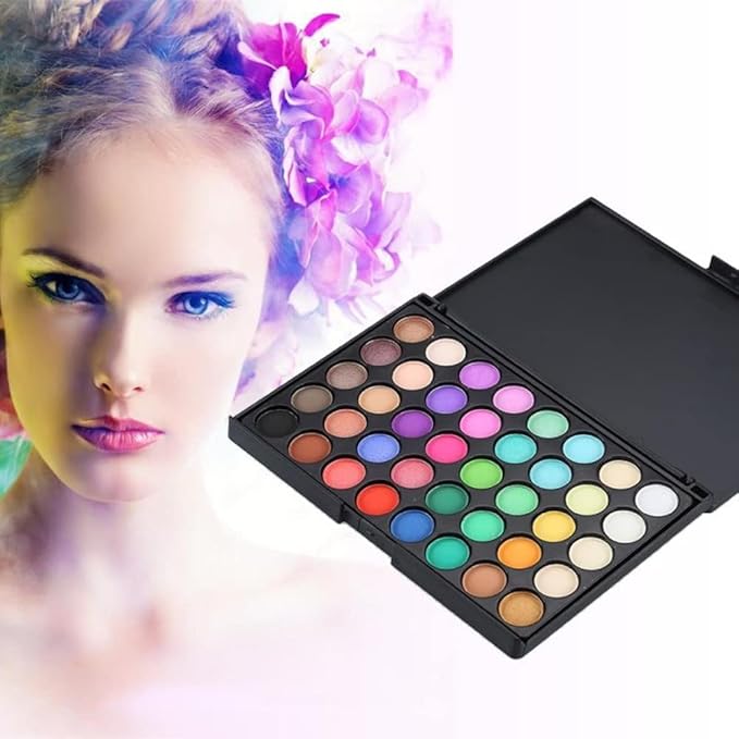 Eyeshadow Palette 40 Color Makeup Palettes Matte Eyeshadow Waterproof Makeup Mixer Palette Make-up For Women Beauty (Type A)-Velvo Beauty