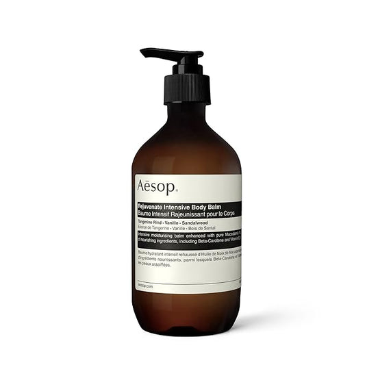 Aesop Rejuvenate Intensive Body Balm | Intensive Moisturising, Nourishing, Hydrating | Enhanced with Macadamia Nut and Sandalwood Oils | 16.9 oz / 500mL-Velvo Beauty