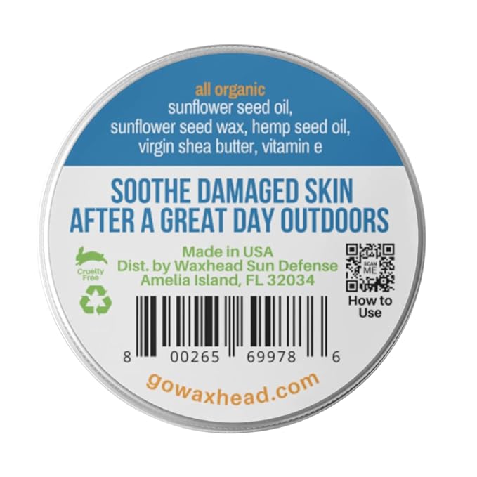 Waxhead Aftersun Body Butter for Sunburn Relief - Also great Tattoo Balm, Eczema Cream for Kids Adults, After Sun Lotion, Sunburn Treatment, Healing Salve-Velvo Beauty