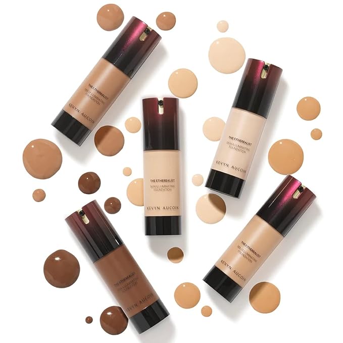 Kevyn Aucoin The Etherealist Skin Illuminating Foundation, EF 10 (Medium) shade: Comfortable, shine-free, smooth, moisturize. Medium to full coverage. Makeup artist go to. Even, bright & natural look-Velvo Beauty