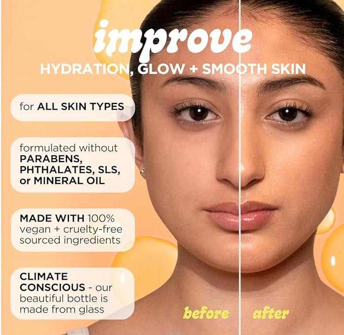 Pacifica Vitamin C Face Serum - Glow Baby Booster Facial Serum - Glycolic Acid Serum For Face - Dark Spot Corrector Anti Aging Brightening - Dermatologist Tested, Fragrance Free, Clean Skin Care Vegan-Velvo Beauty