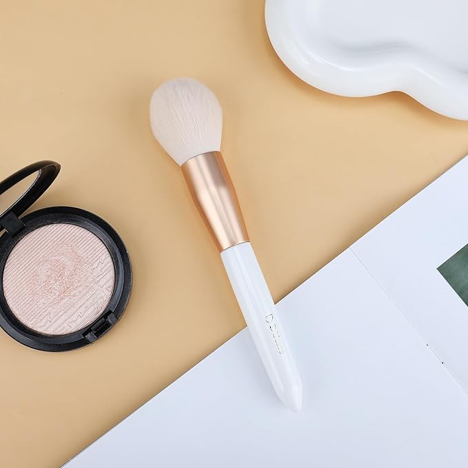 DUcare Tapered Blush Brush for Cheeks - Pointed Powder Brush for Light Application, Multi-Purpose Makeup Brushes Perfect for Highlighting, Defining, Sculpting, and Contouring-Velvo Beauty