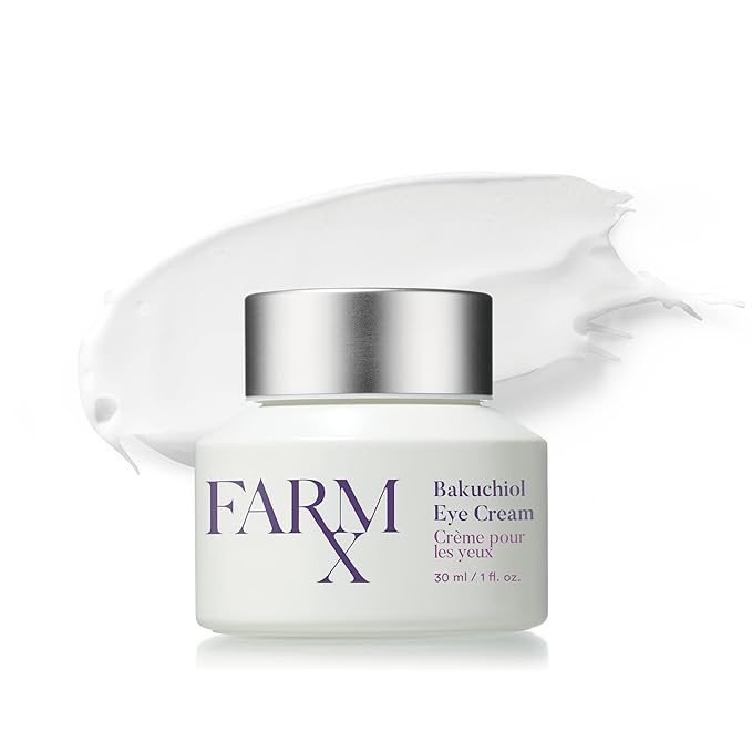Farm Rx Bakuchiol Eye Cream - Vegan Revitalizing Cream to Reduce Dark Circles and Wrinkles Under and Around the Eyes, an Alternative to Retinol (30ml/1 fl oz) Clean Beauty-Velvo Beauty