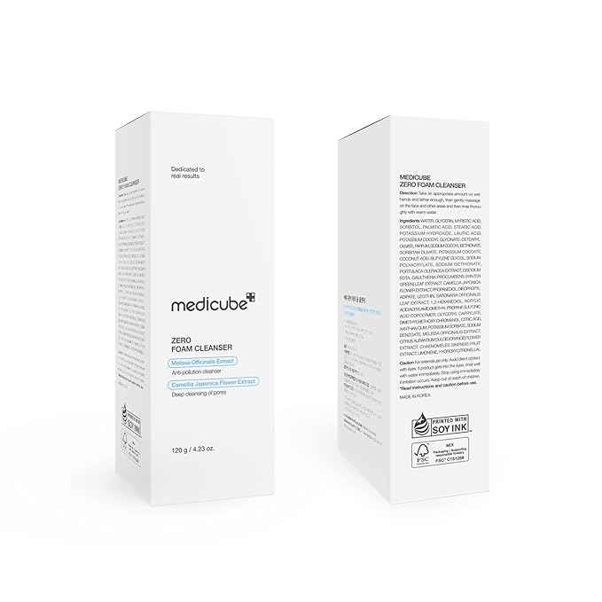 medicube Zero Foam Cleanser for Sensitive Skin - Sebum Control, Moisture Balance, and Pore Minimization | Korean Skincare-Velvo Beauty