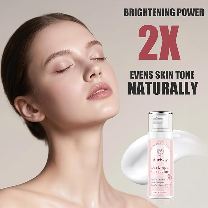 Dark Spot Remover for Face and Body - Dark Spot Corrector for Face - Sun Spots, Age Spots, Freckles & Melasma Remover - Brown Spot Corrector Evens Skin Tone for All Skin Type 1.7 Fl Oz-Velvo Beauty