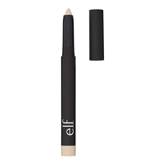 e.l.f. No Budge Shadow Stick, Smudge-Proof, Long Lasting, Creamy, Blends Effortlessly, Avoids Creasing, Perfect Pearl, All-Day Wear, 0.056 Oz-Velvo Beauty