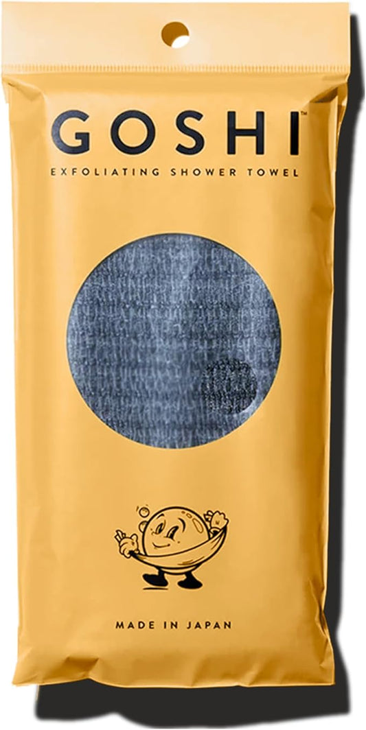 GOSHI Exfoliating Shower Towel - Rip-Resistant Exfoliating Washcloth for All Skin Types - Made in Japan-Velvo Beauty