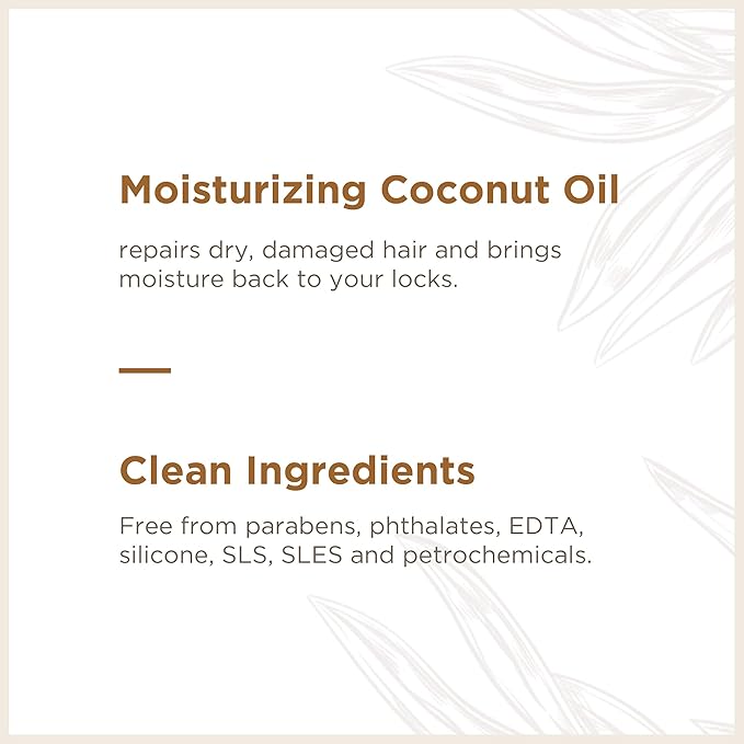 Soapbox Coconut Oil Shampoo, Harsh Sulfate Free, Paraben Free, Silicone Free, Color Safe, and Vegan Hair Shampoo (33.8 Ounces)-Velvo Beauty