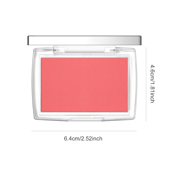 KYDA Powder Blush, Radiant Glow Face Blusher, Blendable Formula, Lasting Moisturizing, Ultra Fine Lightweight Texture, Cherry-Velvo Beauty