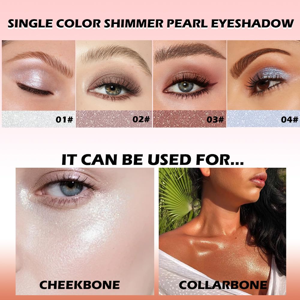 Red Brown Shimmer Single Eye Shadow Palette Makeup with Mirror,Neutral Powder Monochrome Eyeshadow for Older Women,Waterproof Long Lasting Naturing-Looking sombras para ojos-Velvo Beauty