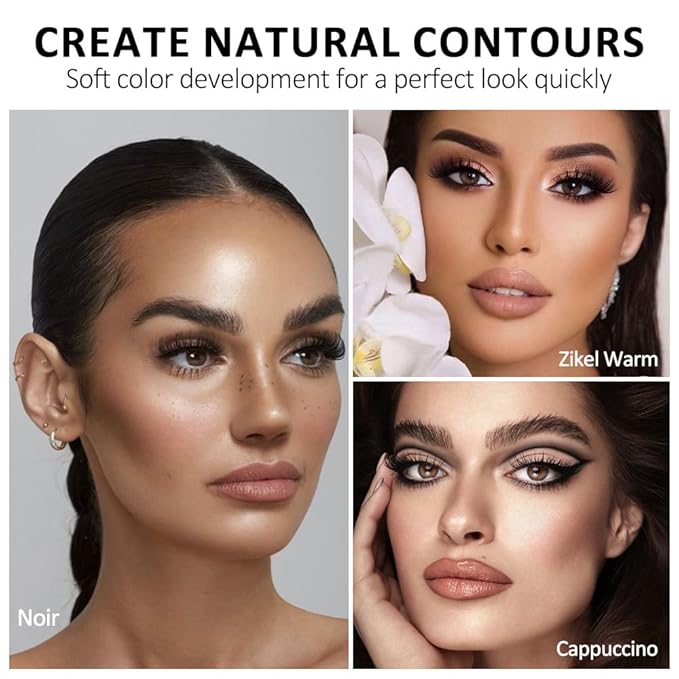 Professional Light Medium Brown Contour Highlight Palette,Multiple Full Coverage Makeup Palet for Correcting, Easy Blending, Long-lasting formula, Sculpt & Highlighting,Matte and Shimmer Finish-12A-Velvo Beauty