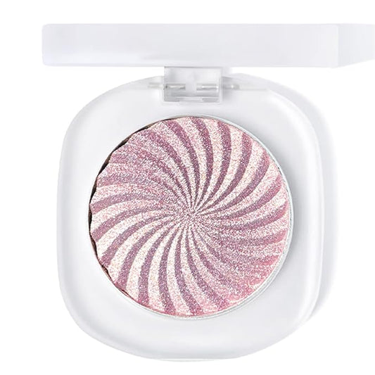 Cream Highlighter Makeup Palette, Glow Highlighters Makeup Powder, Suit for Cheeks, Body, Eyeshadow, Silver Light Pink Rose Gold Purple Champagne, Vegan, Talc Free (02)-Velvo Beauty