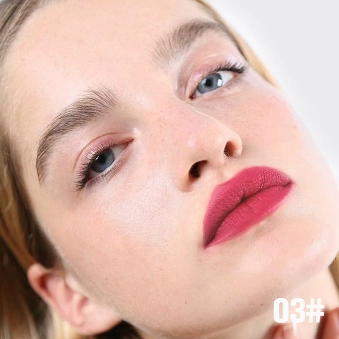 evpct Red Peel Off Lip Stain Tints, Red Liquid Lipstick Lip Stain Long Lasting Waterproof for Women, Non-stick Cup Lipstick Peel Off Highly Pigmented Not Faded Smudge-proof Easy to Apply, 03-Velvo Beauty