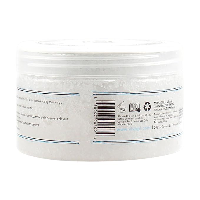 Vivo Per Lei Dead Sea Salt Scrub - Body Exfoliating Scrub with Dead Sea Minerals - For Hands, Feet & Body - Pack of 2-Velvo Beauty