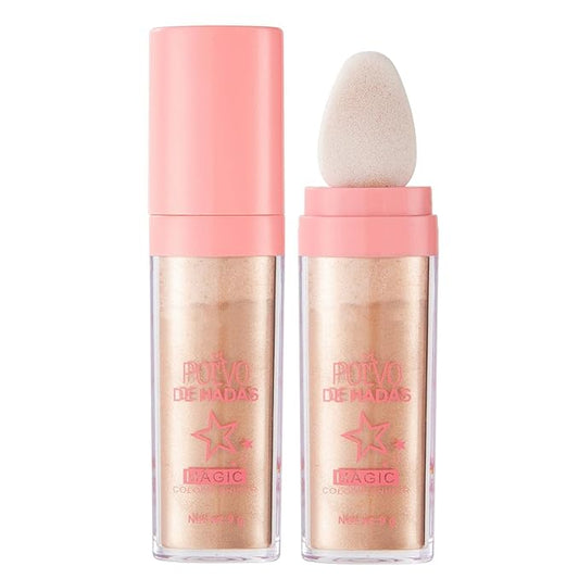 MAEPEOR Highlighter Powder Stick 6 Colors Shimmer Not-sticky Brighten Highlighter Powder Stick Natural Sparkle Glitter Highlighter Makeup Cosmetic for Lip Face Body Makeup (03 Golden Brown)-Velvo Beauty
