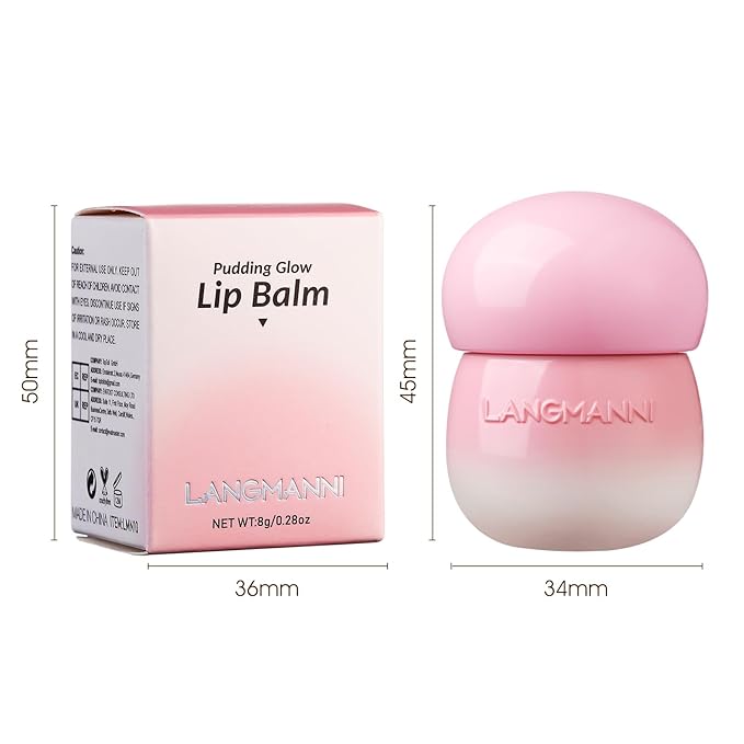 Glow Lip Balm Long-Lasting Moisturizing Lip Gloss, Plumping Lip Oil, Tinted Lip Balm Nourishing Lip Care For Dry Lips, Moisture Lip Repair Hydrating Lip Sleeping Mask Not Sticky Lip Stain(3# Rose Red)-Velvo Beauty