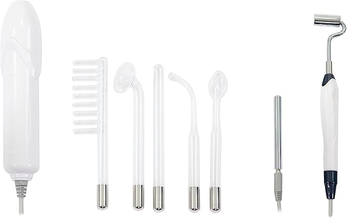 Facial Ozone Steamer 4 in 1 with Magnifying LED Light, High Frequency and Galvanic Aroma Therapy by SKINACT-Velvo Beauty