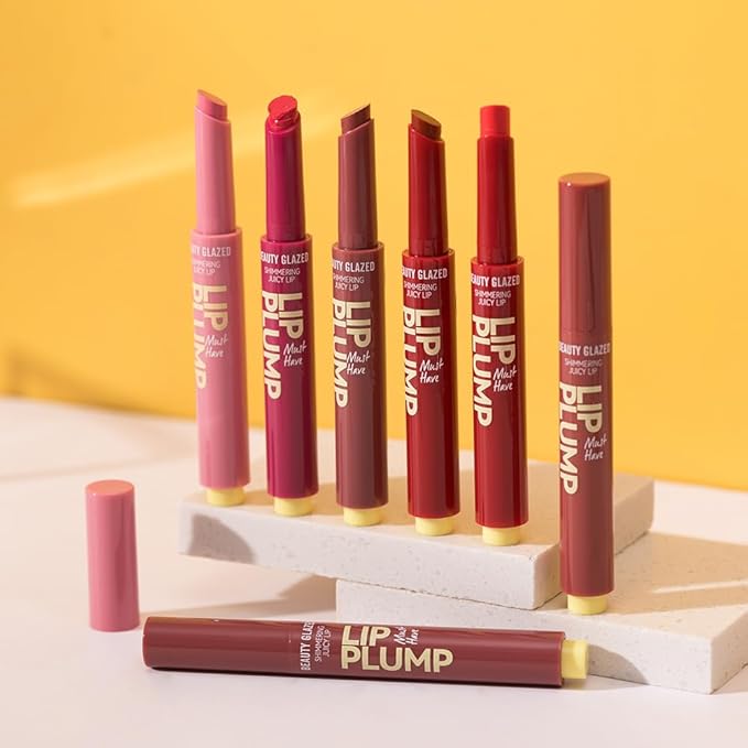 MAEPEOR Hydrating Lip Plumper 12 Colors Moisturizing Shiny Juicy Lip Balm Long Lasting Nourishing Lip Pluming Balm(Color 07)-Velvo Beauty