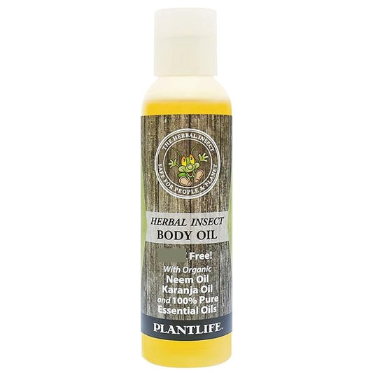 Plantlife Herbal Body Oil with Neem - Natural Aromatherapy - 4 oz-Velvo Beauty